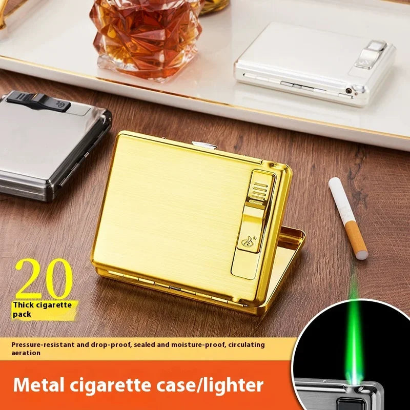 Étui à Cigarette Avec Briquet Incorpore