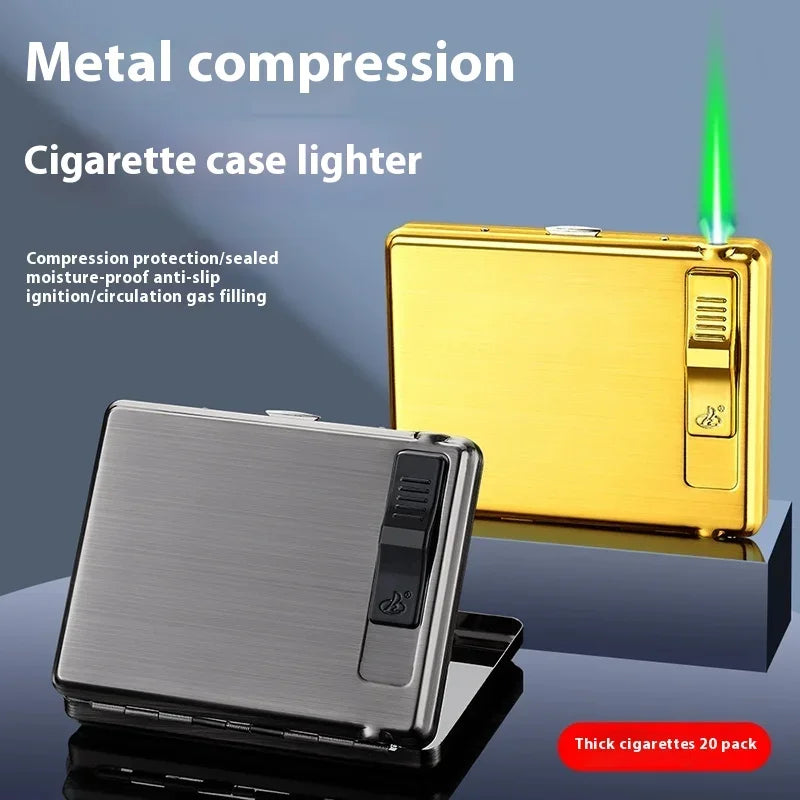 Étui à Cigarette Avec Briquet Incorpore