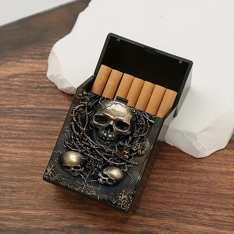Étui à Cigarette Tete De Mort