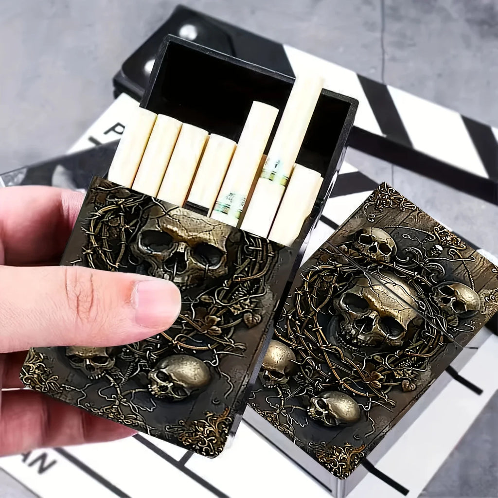 Étui à Cigarette Tete De Mort