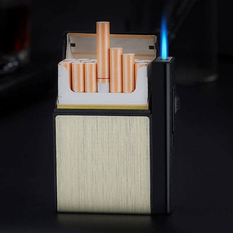 Étui à Cigarette Avec Briquet Incorpore