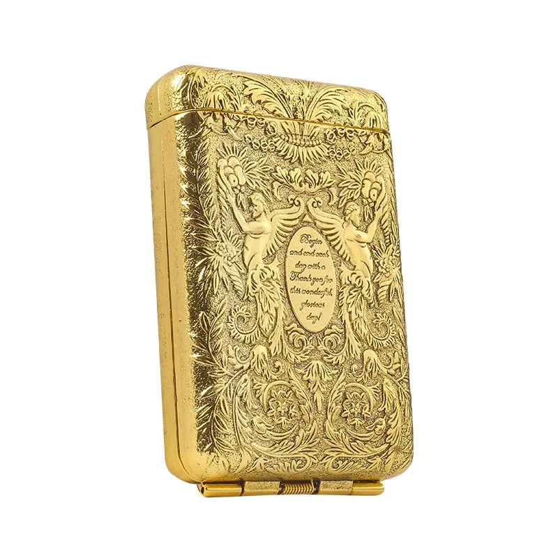 Porte Cigarette Or