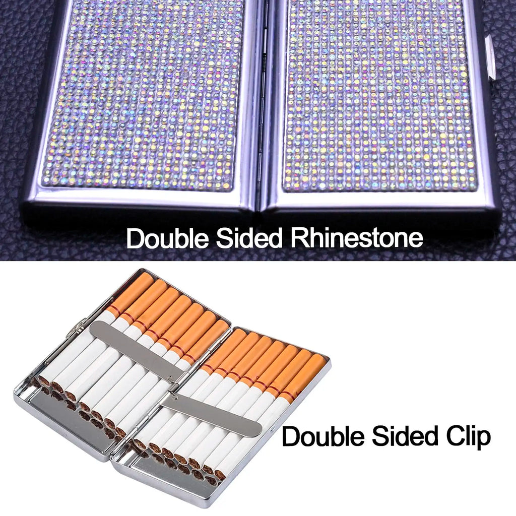 Boite A Cigarette Femme Rhinestone
