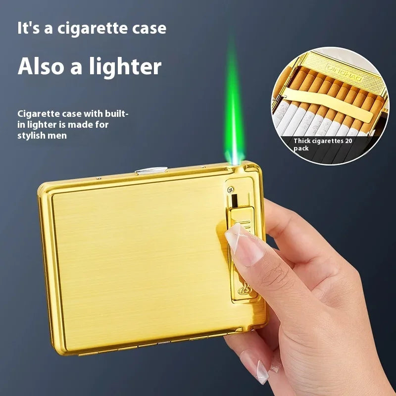 Étui à Cigarette Avec Briquet Incorpore