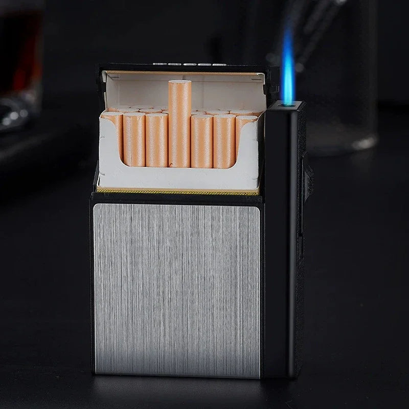 Étui à Cigarette Avec Briquet Incorpore