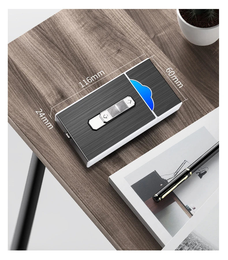 Porte Cigarette Briquet