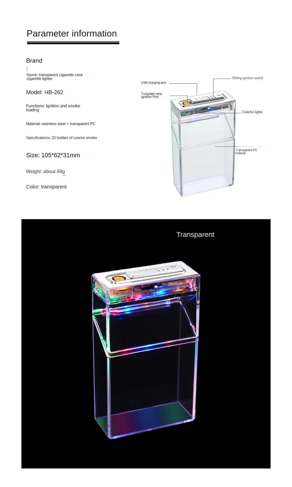Boite Cigarette Verre