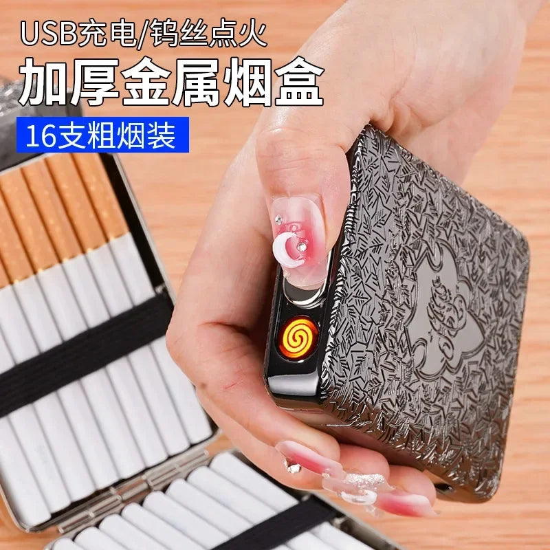 Boite à Cigarette Avec Briquet