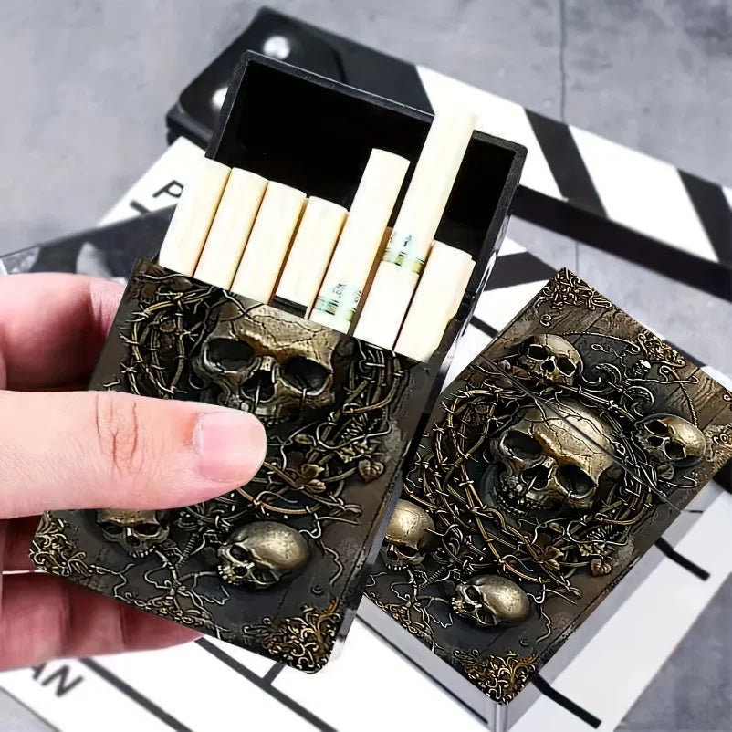 Étui à Cigarette Tete De Mort