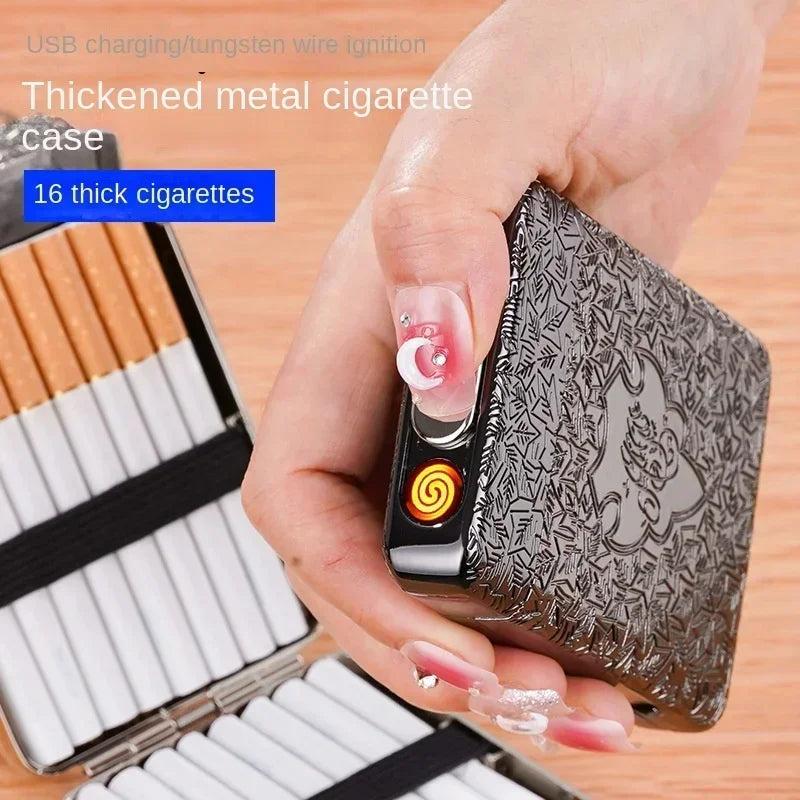 Boite à Cigarette Avec Briquet