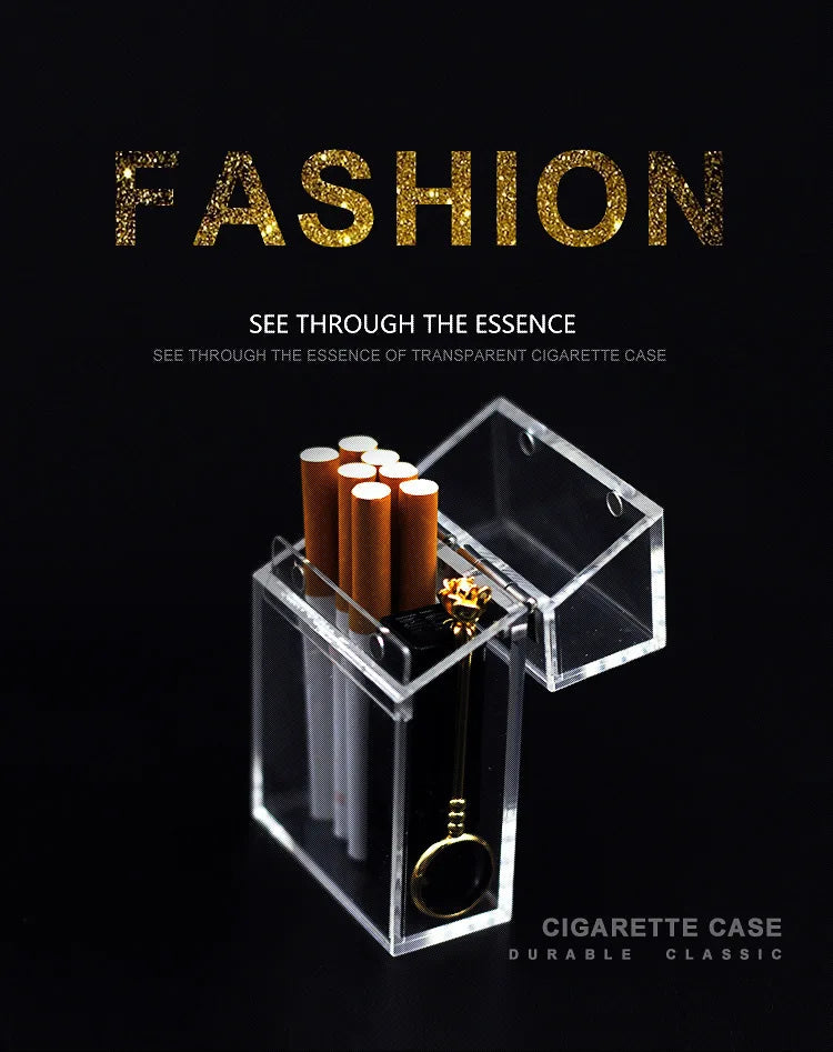 Étui Cigarette Transparent