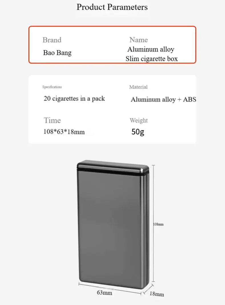 Porte Cigarette 100s