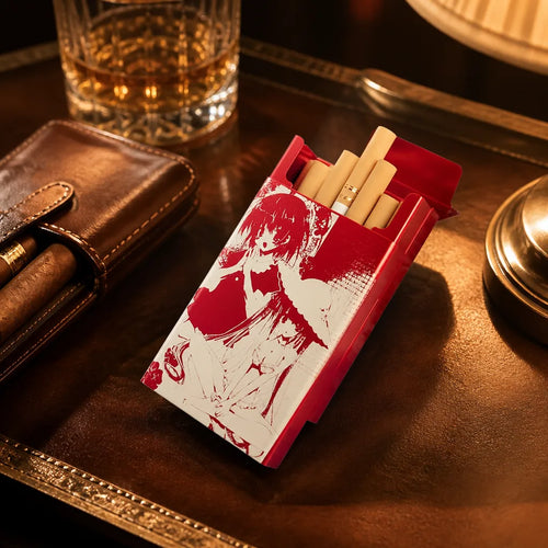 ancien-etui-cigarette-noir-et-rouge