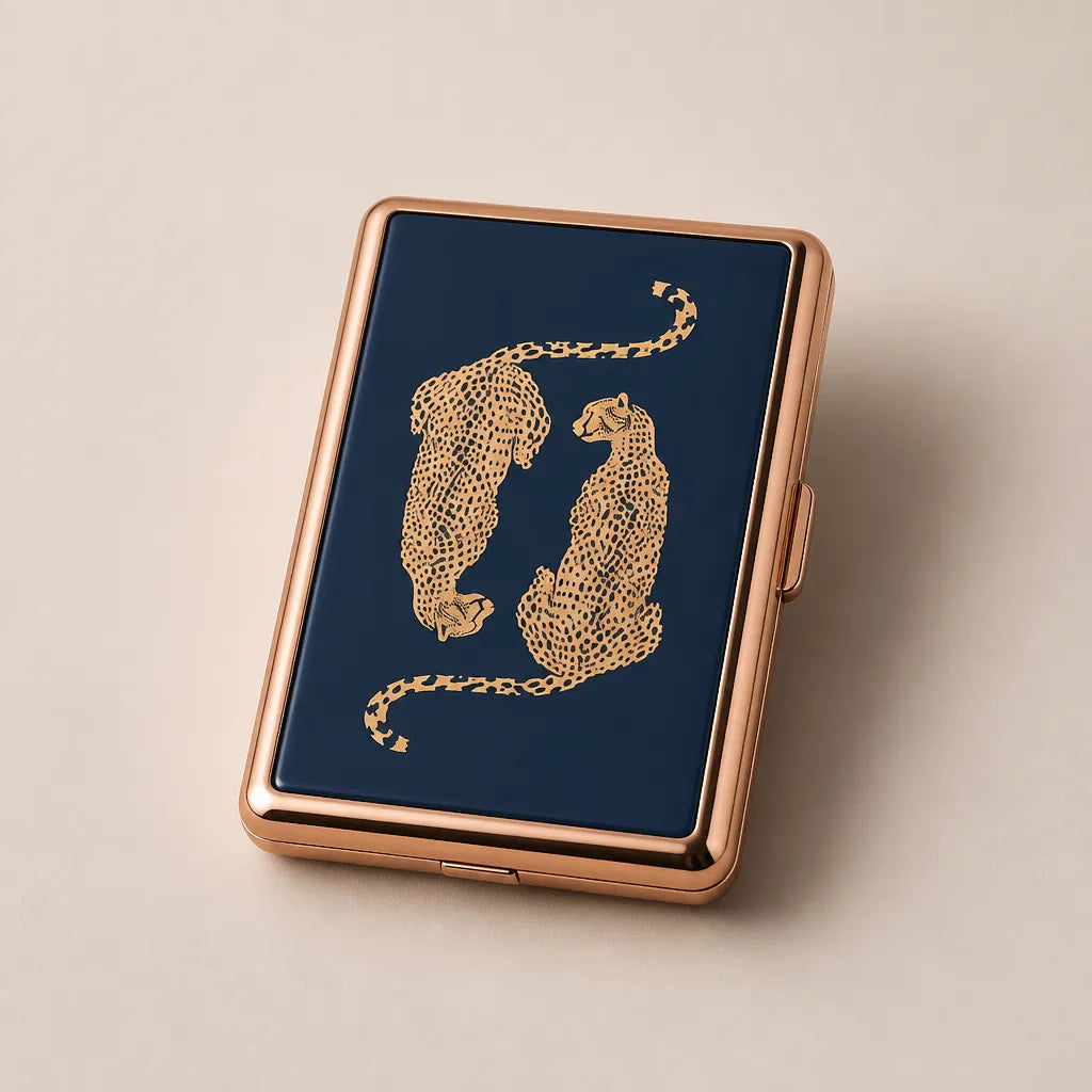 Boite 9 Cigarette - Or Rose