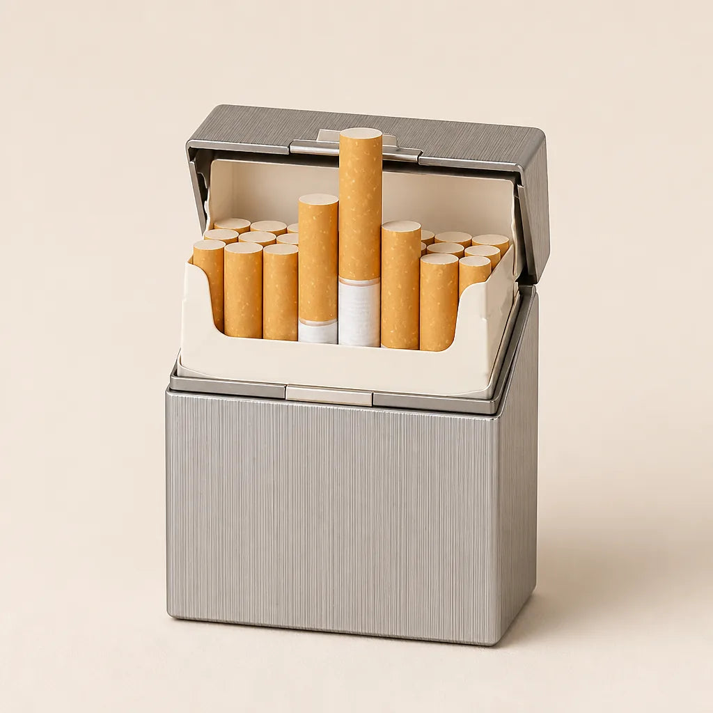 Boite A Cigarette Aimanté - Argenté