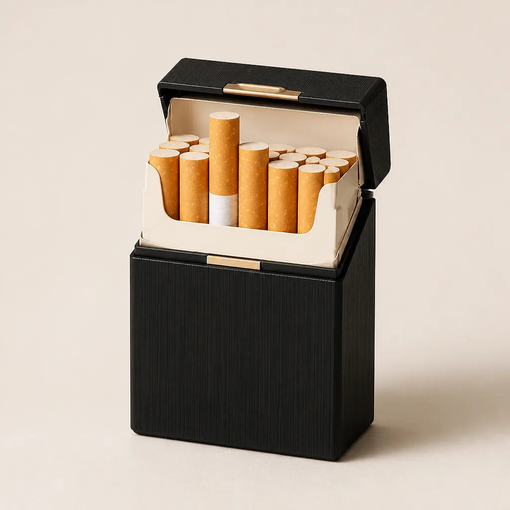 Boite A Cigarette Aimanté - Noir