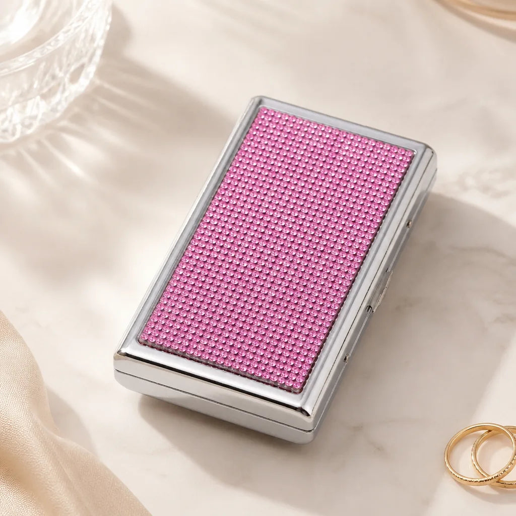 Boite A Cigarette Femme Rhinestone