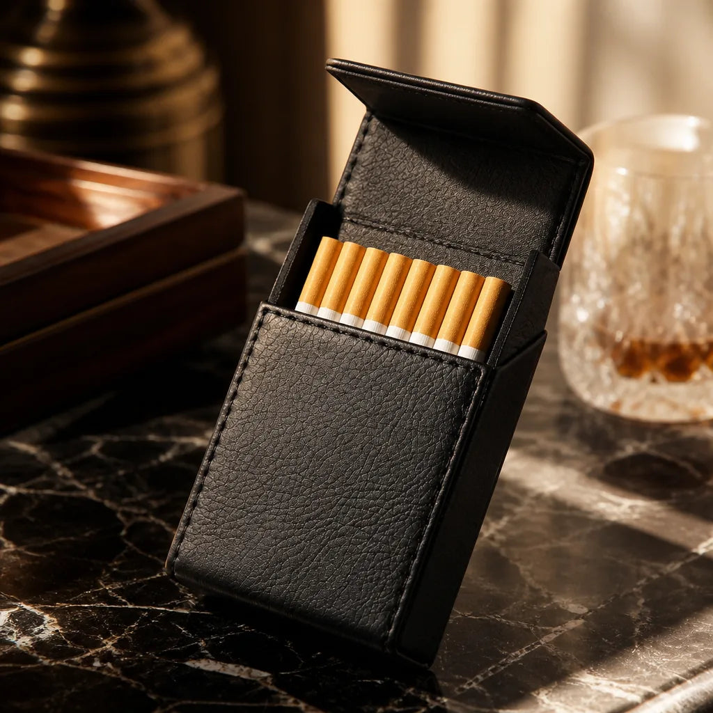 boite-a-cigarette-plate-cuir