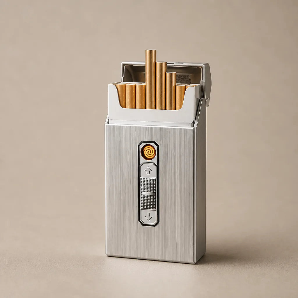Boitier Etui En Aluminium Pour 20 Cigarette Fine