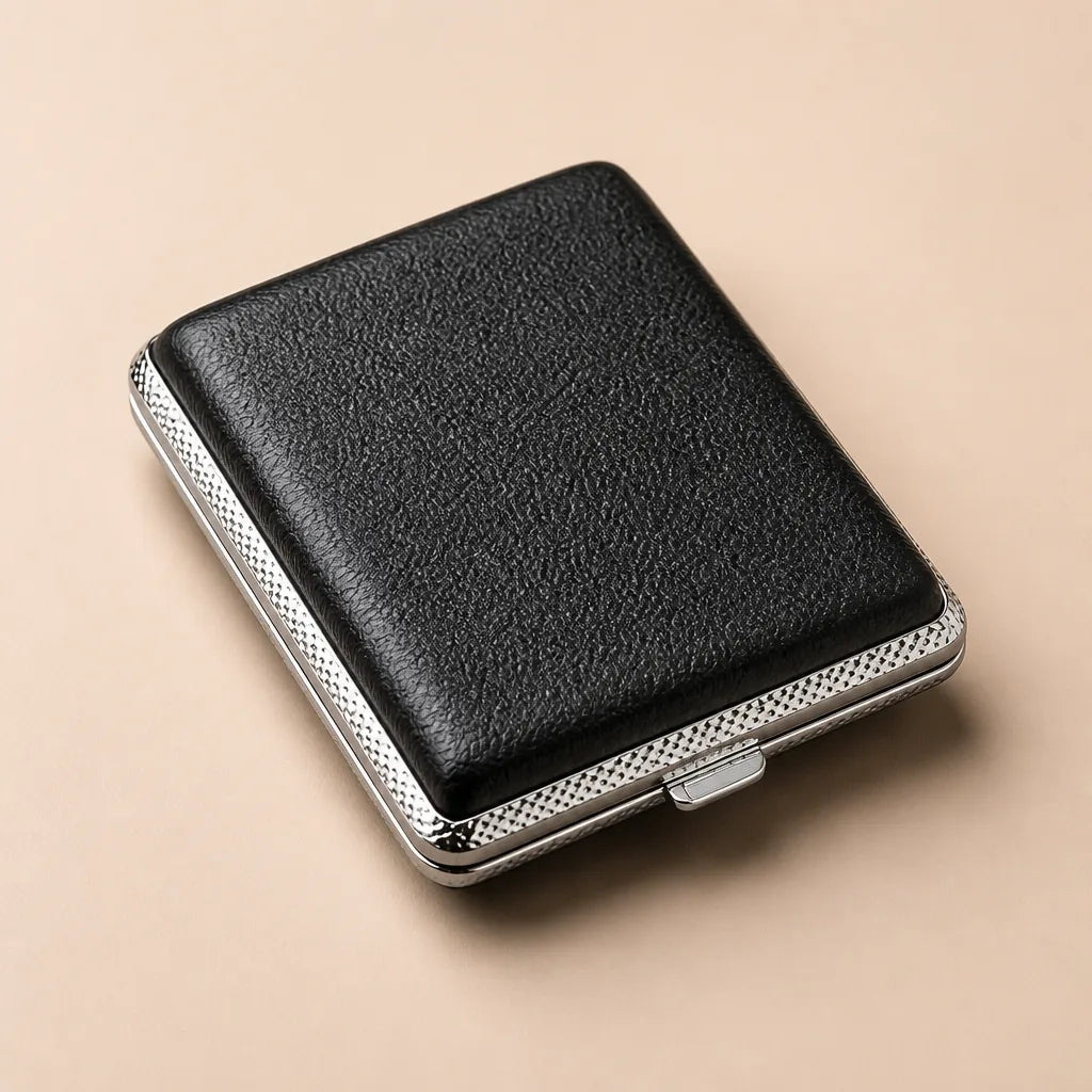 Etui A Cigarette Cuir Marron