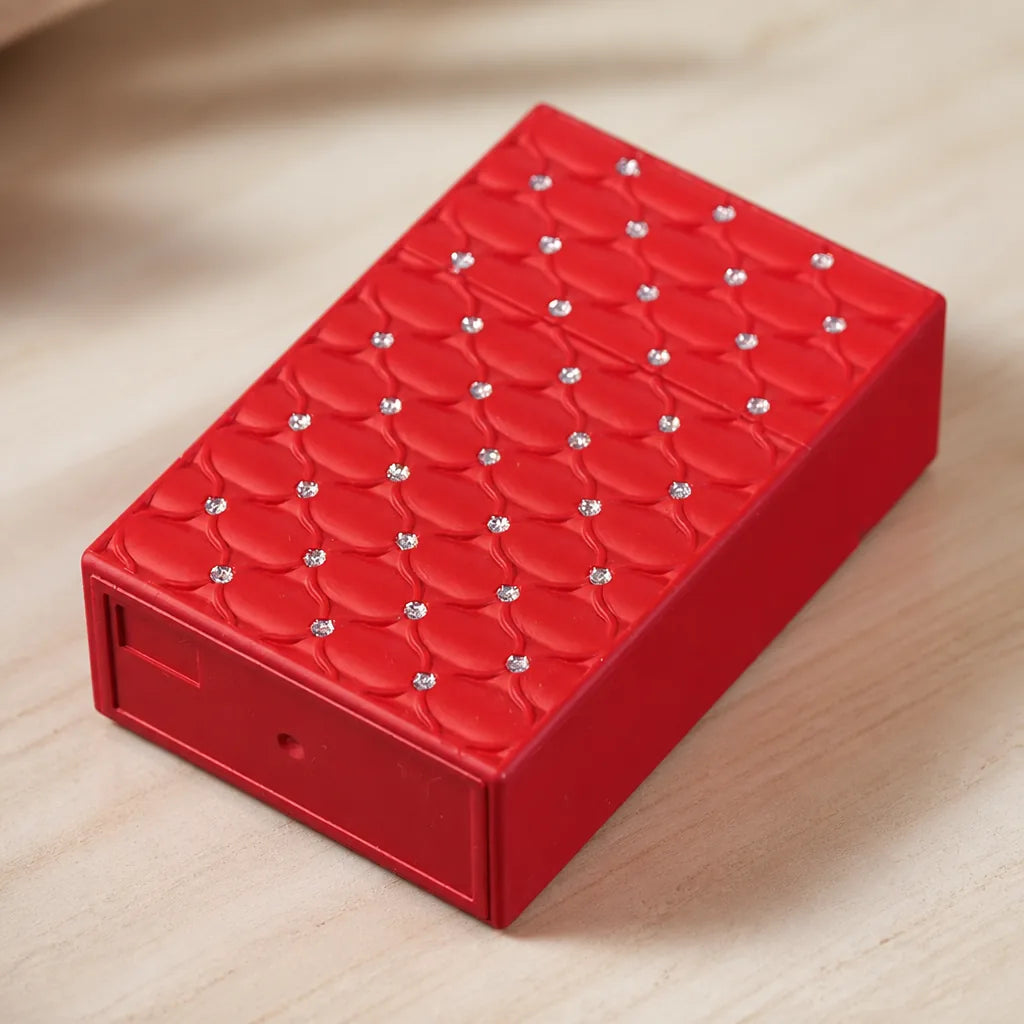 Etui A Cigarette Matelasse Rouge