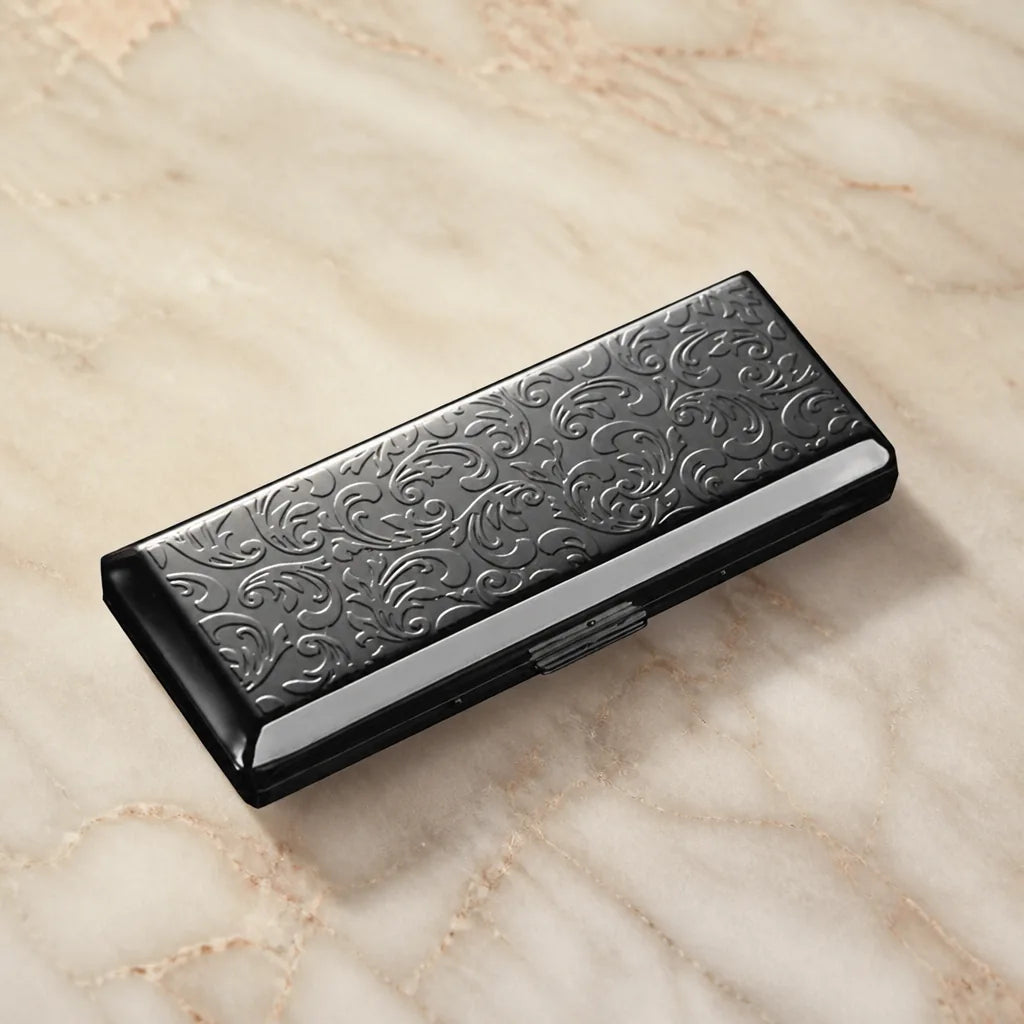 Etui A Cigarette Metal Ancien 19 Eme
