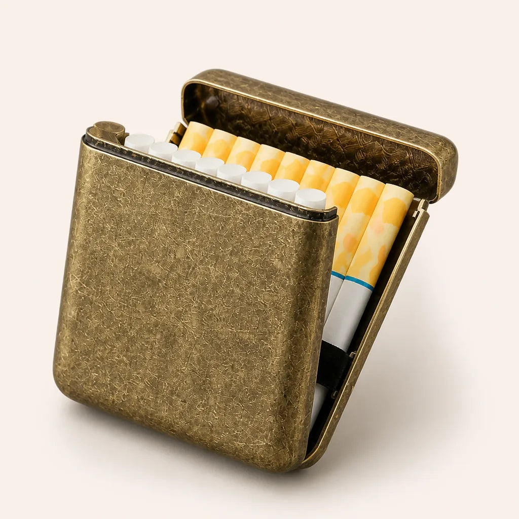 Etui A Cigarette Metal Ancien