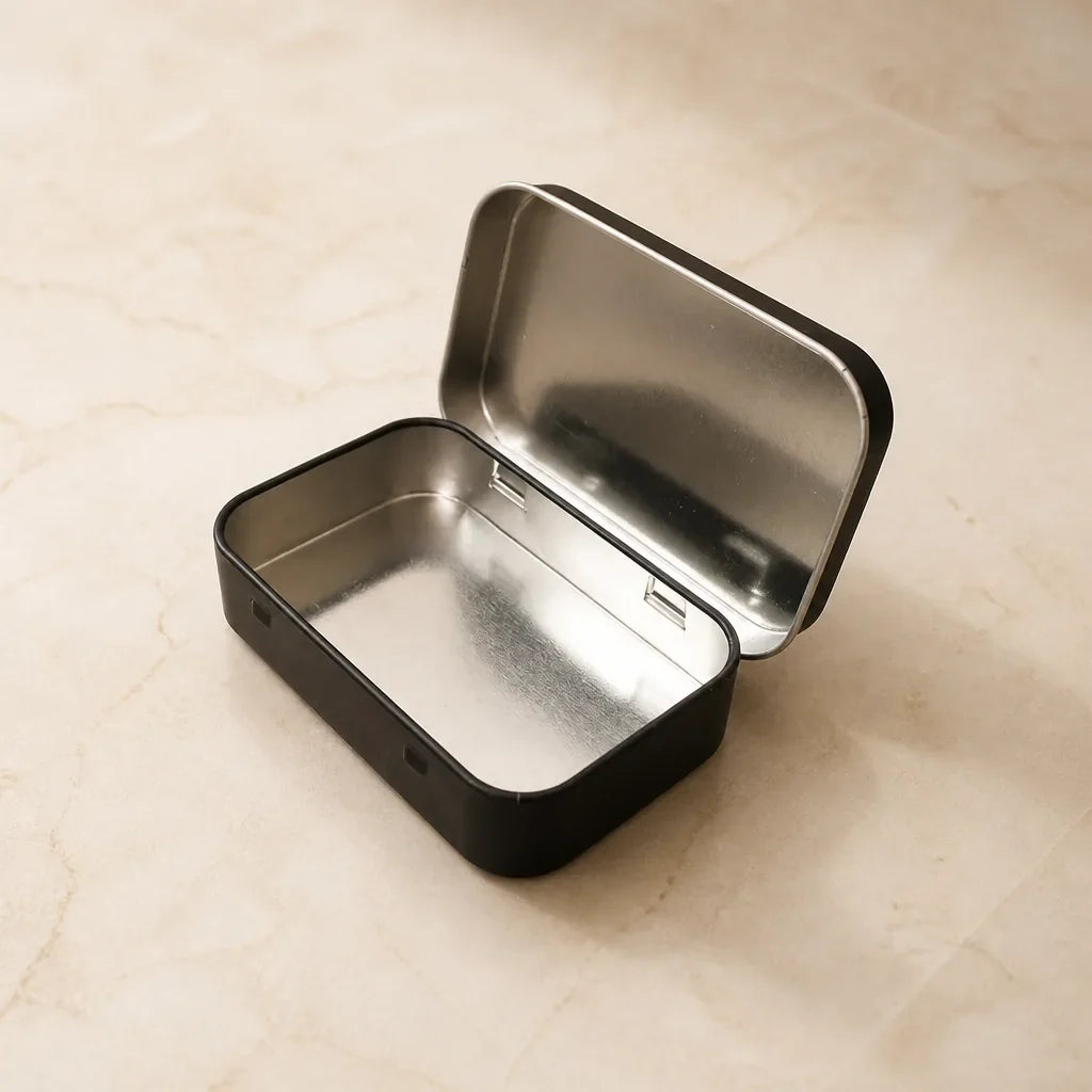 Etui A Cigarette Metal Argent