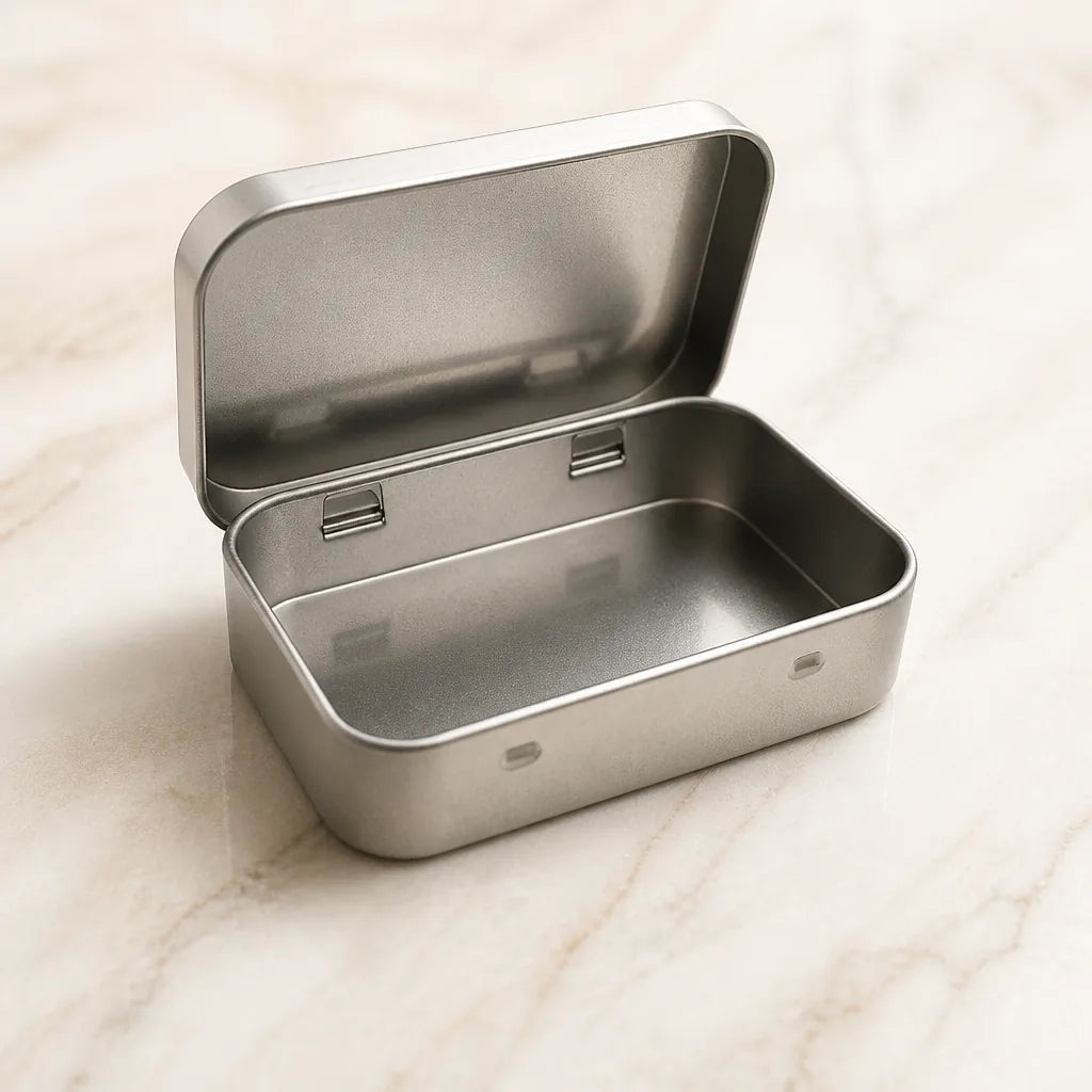 Etui A Cigarette Metal Argent