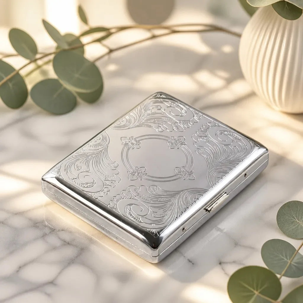 Porte Cigarette Argent