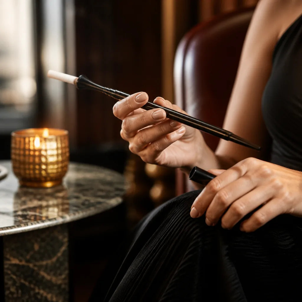 Porte Cigarette Femme Année 20